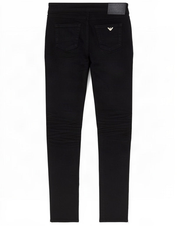 Damskie jeansy Skinny Armani W26 L31 Czarny poliester