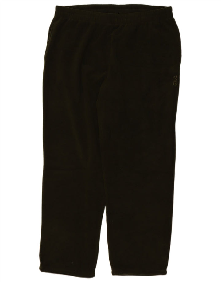 FILA Mens Fleece Tracksuit Trousers XL  Green Polyester