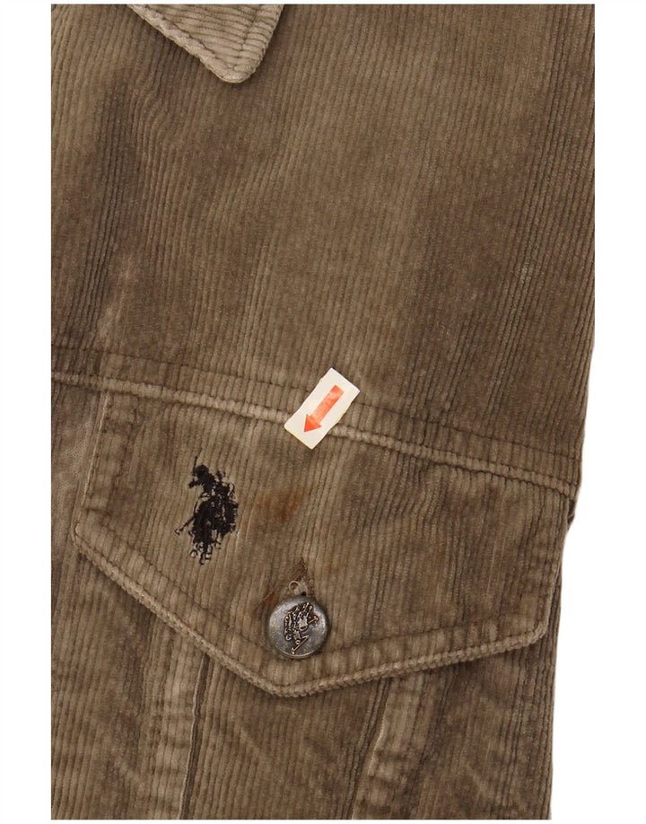 US POLO ASSN. Męska sztruksowa kurtka UK 42 XL w kolorze beżowym