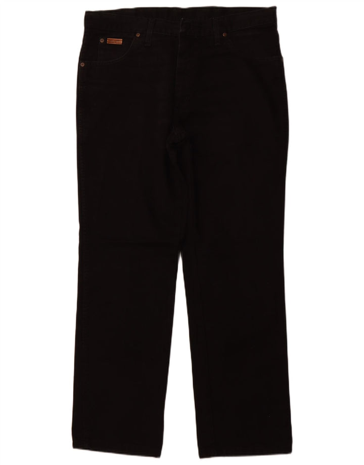 Męskie jeansy WRANGLER Texas Straight W36 L30, czarne, bawełniane
