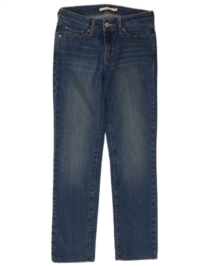 Damskie jeansy Levi's 712 Slim W26 L27 Niebieska bawełna