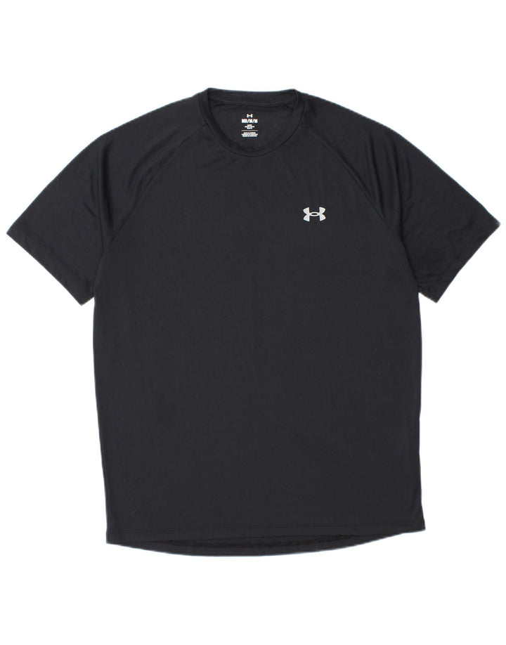 Męski T-shirt z grafiką UNDER ARMOUR, średni czarny