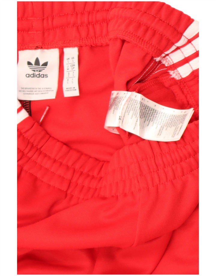 Adidas Męskie Spodnie Dresowe Joggery Małe Czerwone Poliester