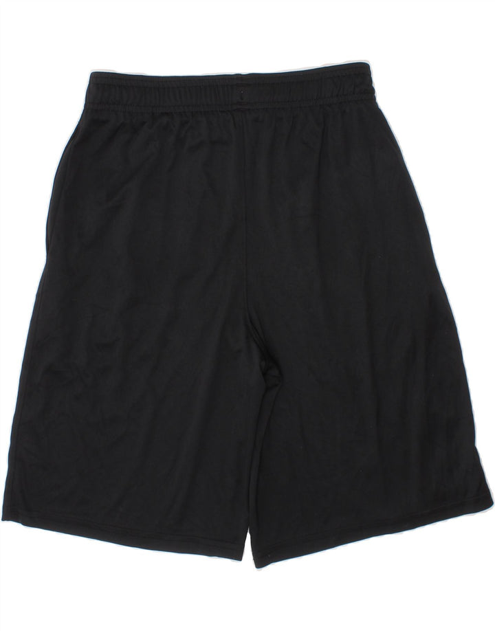 UNDER ARMOUR Boys Graphic Sport Shorts 11-12 Years Large  Black Vintage Under Armour and Second-Hand Under Armour from Messina Hembry 