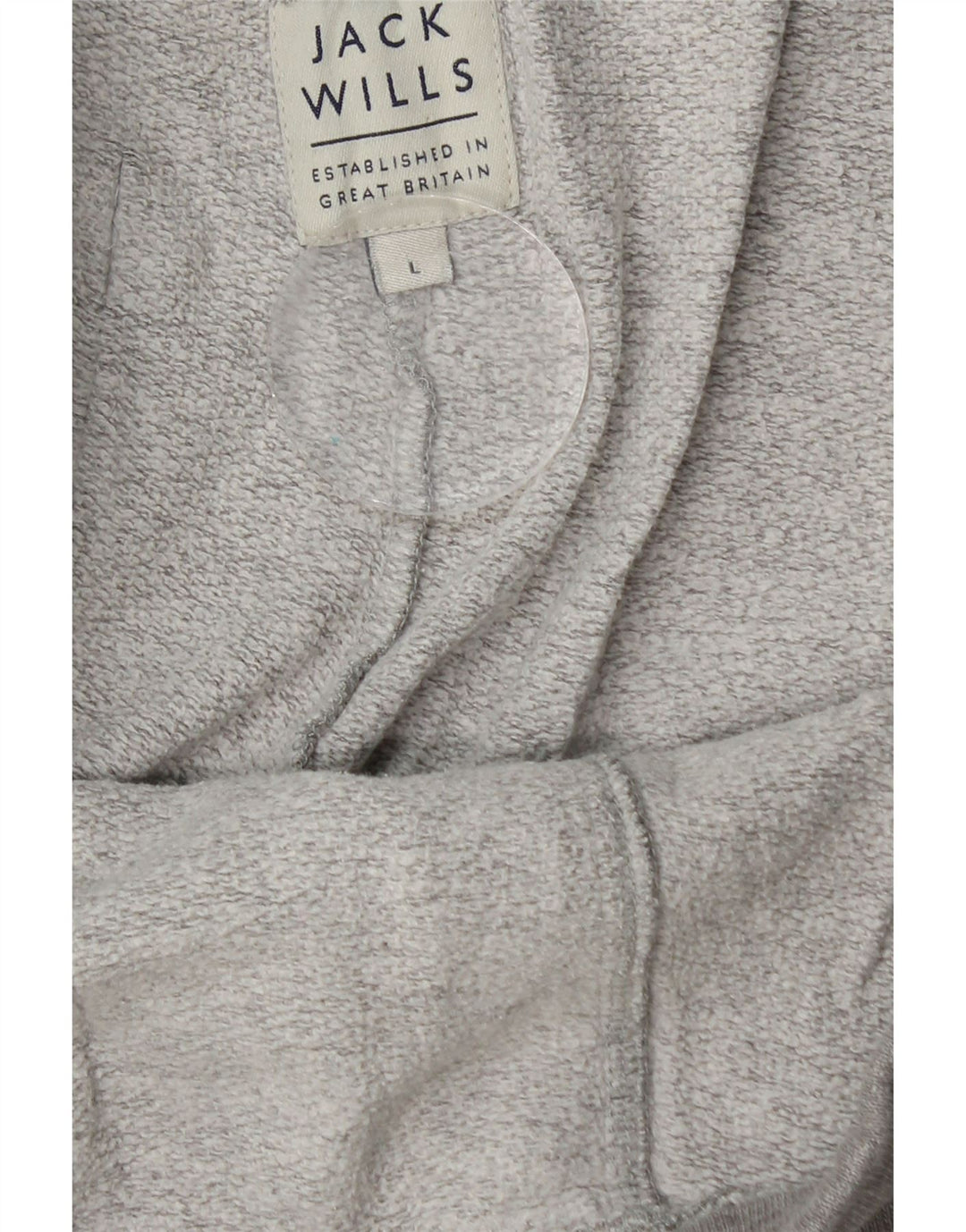 Męskie spodnie dresowe Jack Wills z grafiką, duże, szare, bawełniane