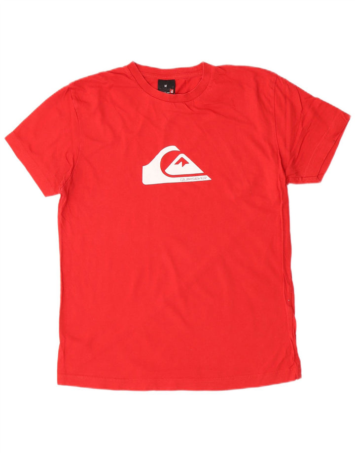 Męski T-shirt z grafiką Quiksilver, średni czerwony