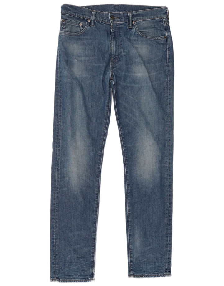 Męskie jeansy slim fit Levi's W33 L34 Niebieskie bawełniane