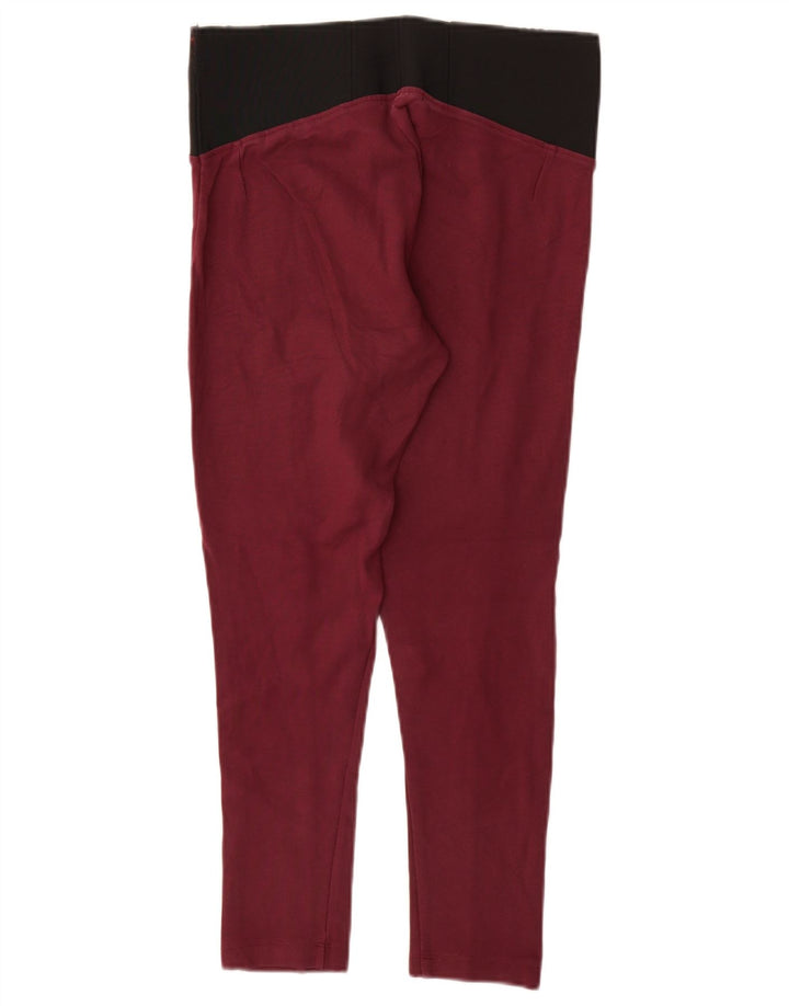 Legginsy damskie Marks & Spencer UK 12, średni bordowy wiskoza