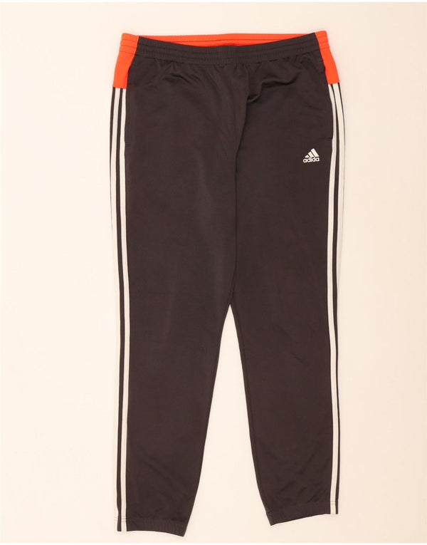 Męskie spodnie dresowe Adidas Joggers UK 44/46 Duży szary blok kolorów