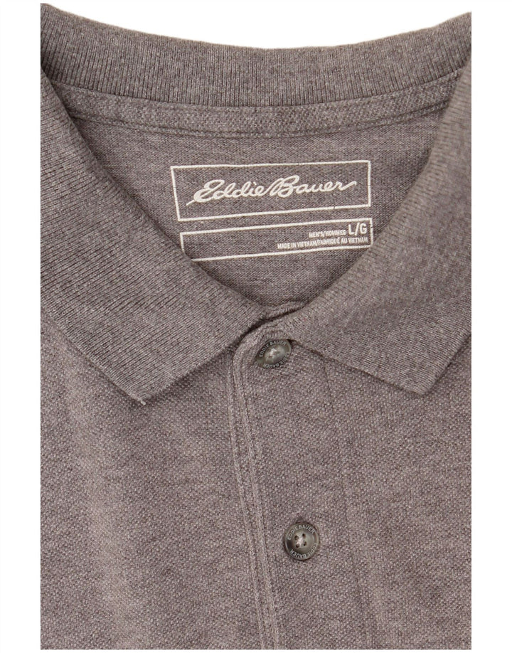 Męska koszulka polo Eddie Bauer, duża, szara