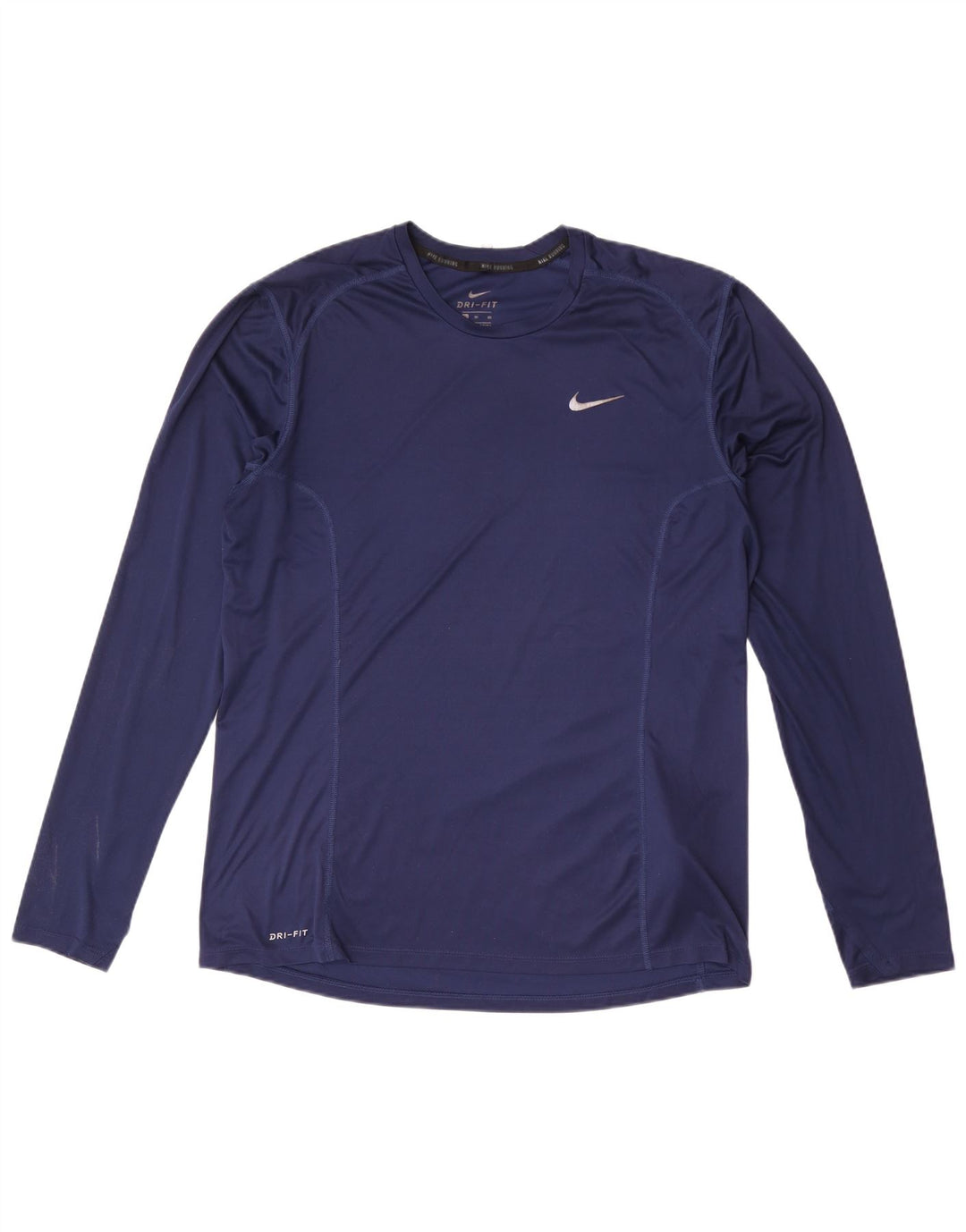 Męska koszulka Nike Dri Fit z długim rękawem XL, granatowa, poliestrowa