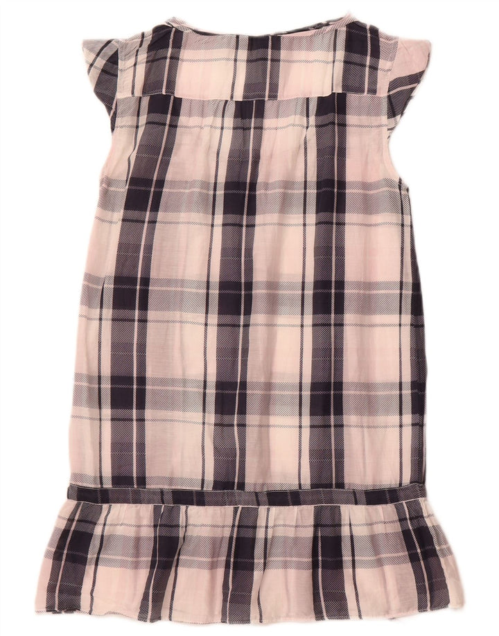 WOOLRICH Damska bluzka-tunika Top UK 6 XS, bawełniana biała kratka