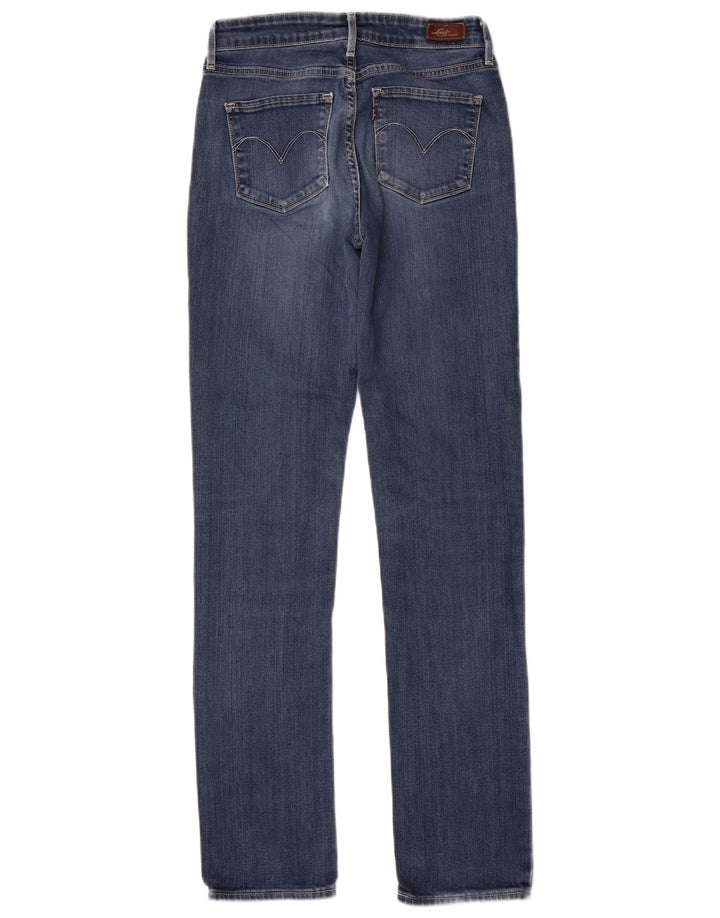 Damskie jeansy Levi's Demi Curve Slim W28 L31 Niebieska bawełna