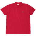 Męska koszulka polo Lacoste, rozmiar 6, XL, różowa, bawełniana