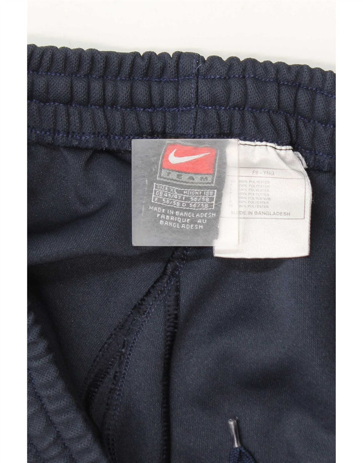 Męskie spodnie dresowe Nike UK 45/47 XL granatowe, poliestrowe