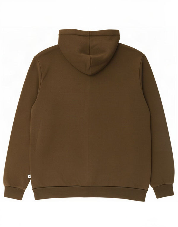 Męski sweter Puma z grafiką i zamkiem błyskawicznym XL, bawełniany khaki