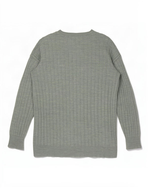 Sweter damski Zara Oversize z okrągłym dekoltem UK 10 Small Green Flecked