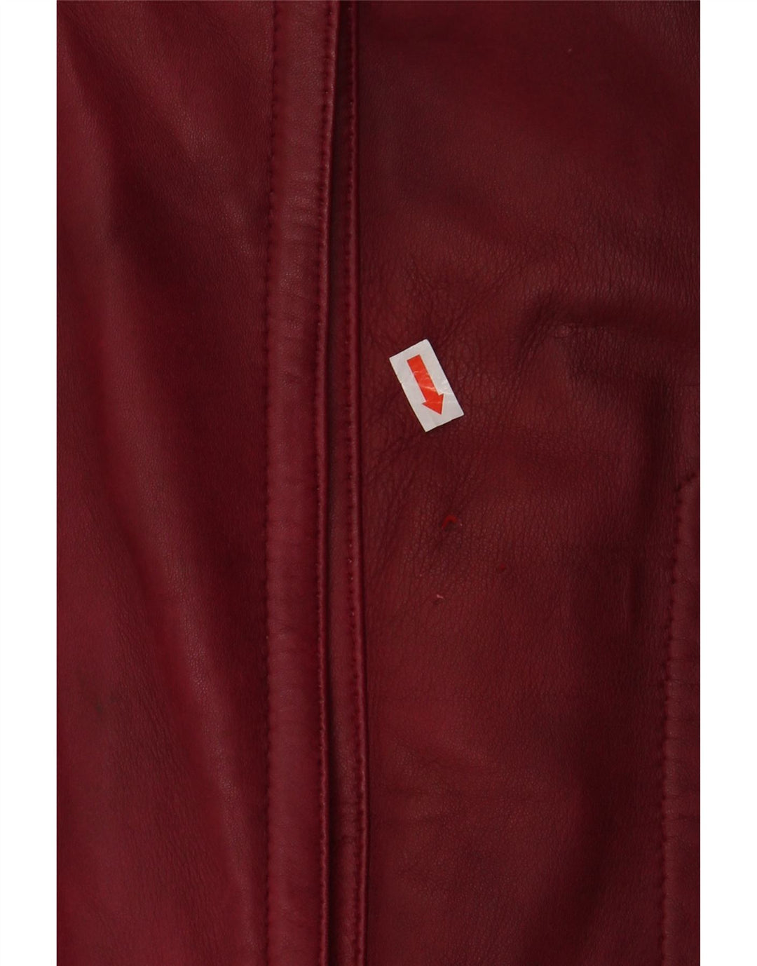 Vintage damska kurtka parka z kapturem oversize EU 48 2XL bordowa