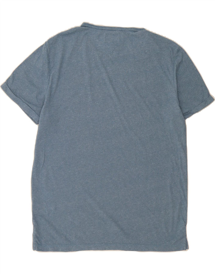 TOMMY HILFIGER Mens Regular Fit T-Shirt Top Large Blue Cotton Vintage Tommy Hilfiger and Second-Hand Tommy Hilfiger from Messina Hembry 