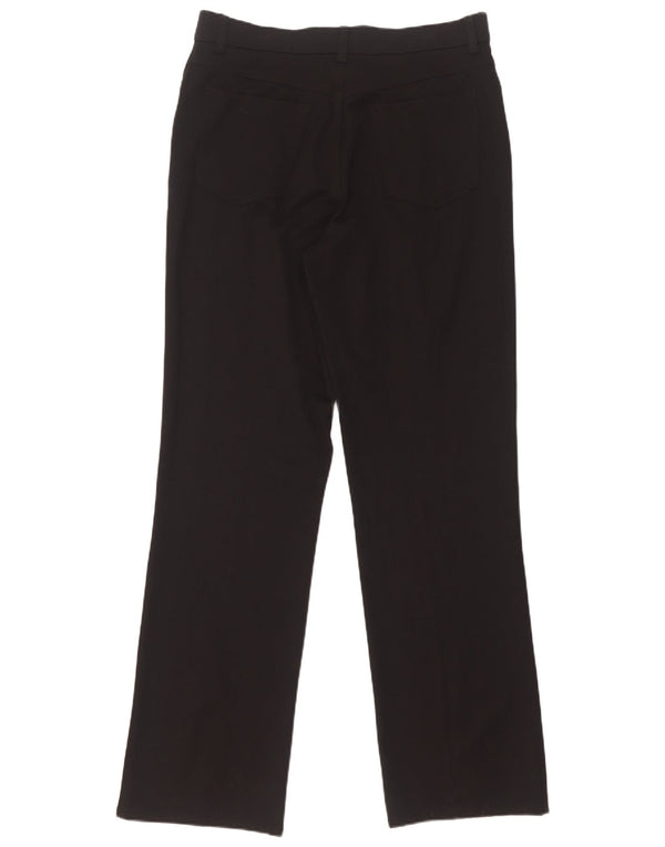 Marks & Spencer Damskie proste spodnie codzienne UK 14 Medium W30 L32 Czarne