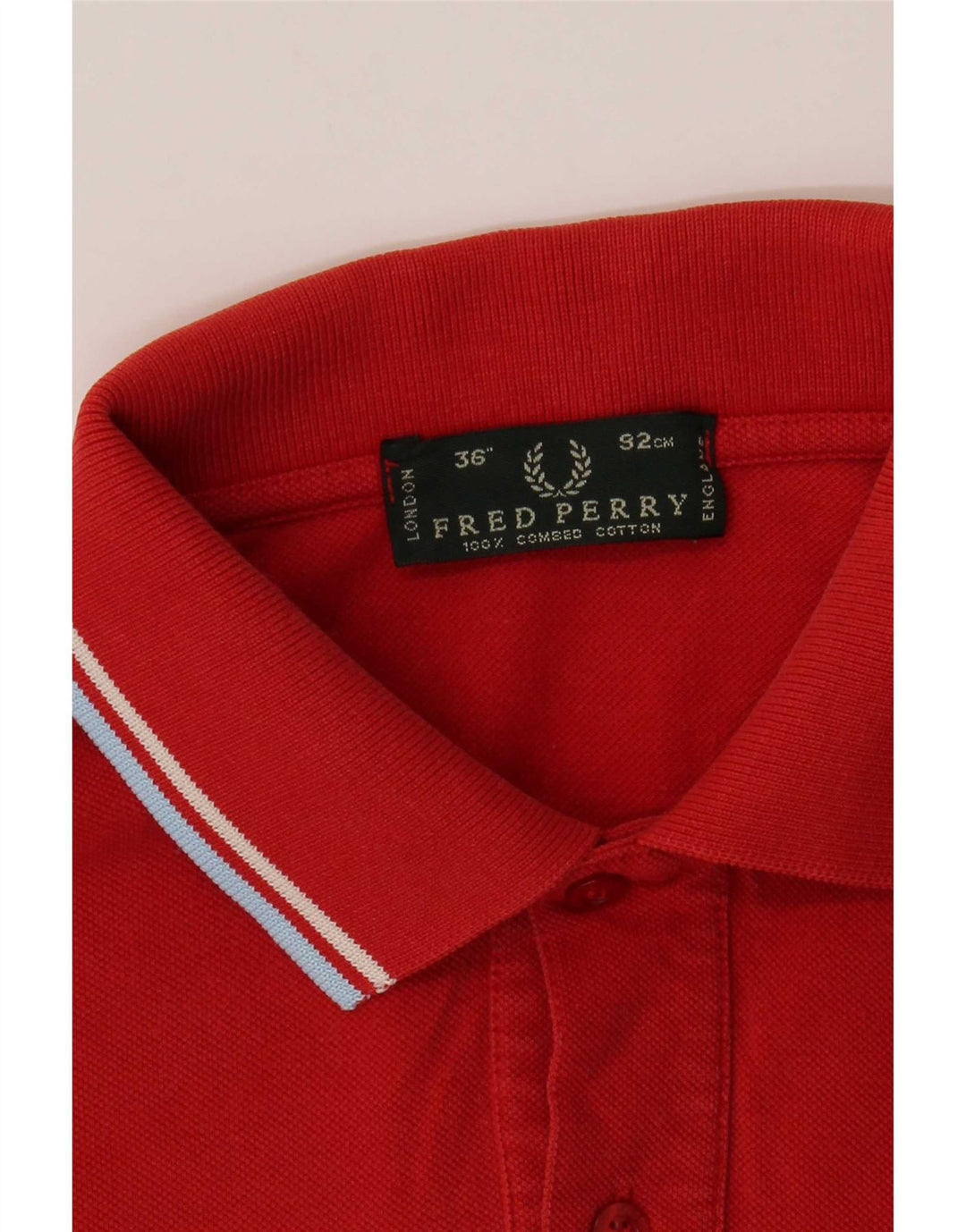 Męska koszulka polo Fred Perry, mała, bawełniana w czerwone paski