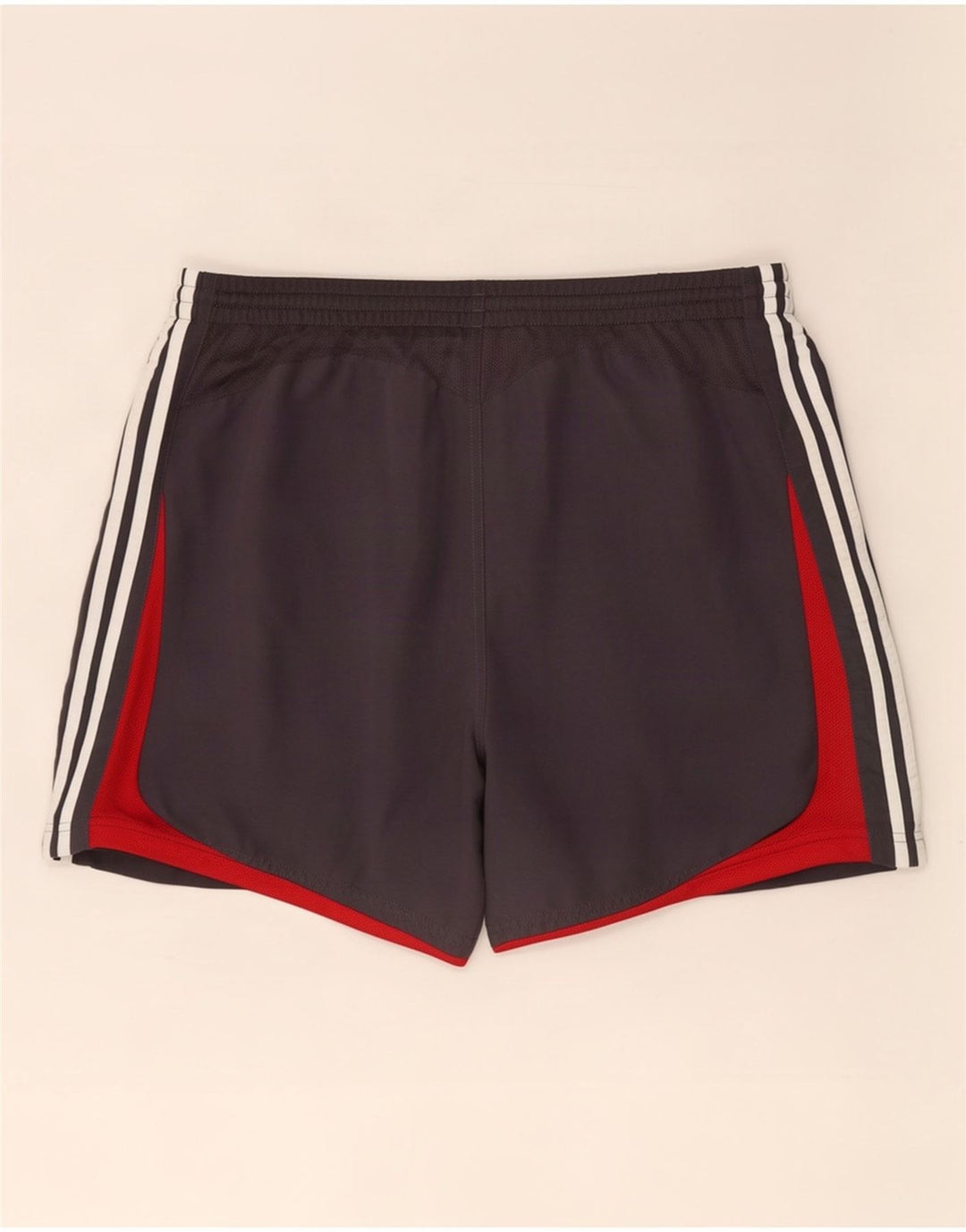 Męskie spodenki sportowe Adidas 2XL Szary poliester z blokami kolorów