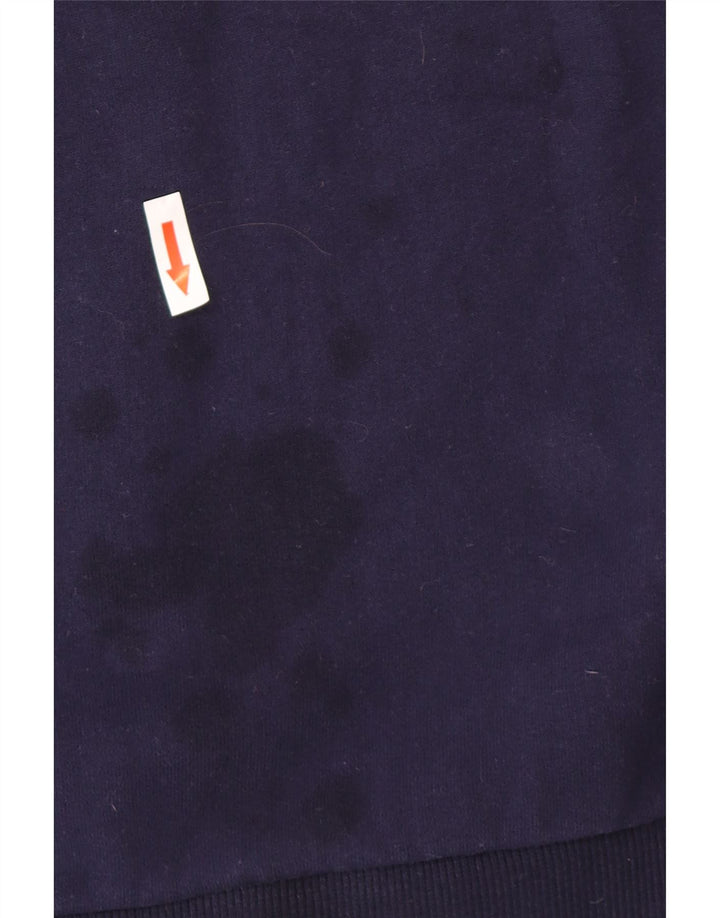 Męski sweter z grafiką Superdry XL, granatowy, bawełniany