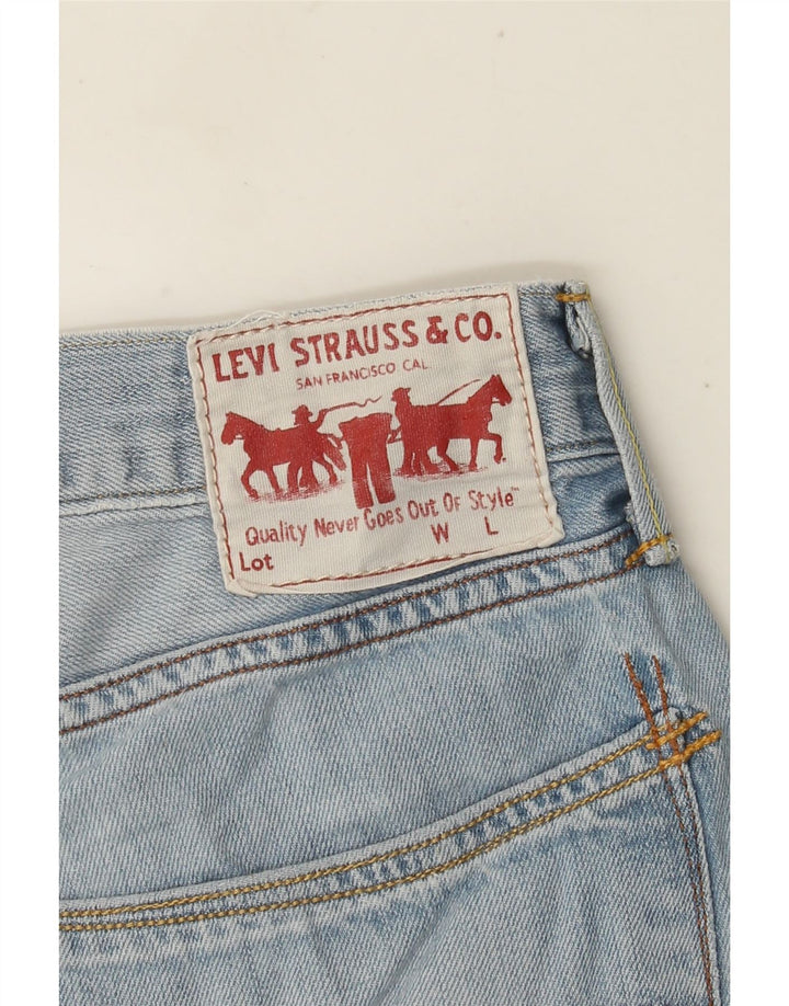 Męskie spodenki jeansowe Levi's 504 W32 Średnioniebieskie, bawełniane