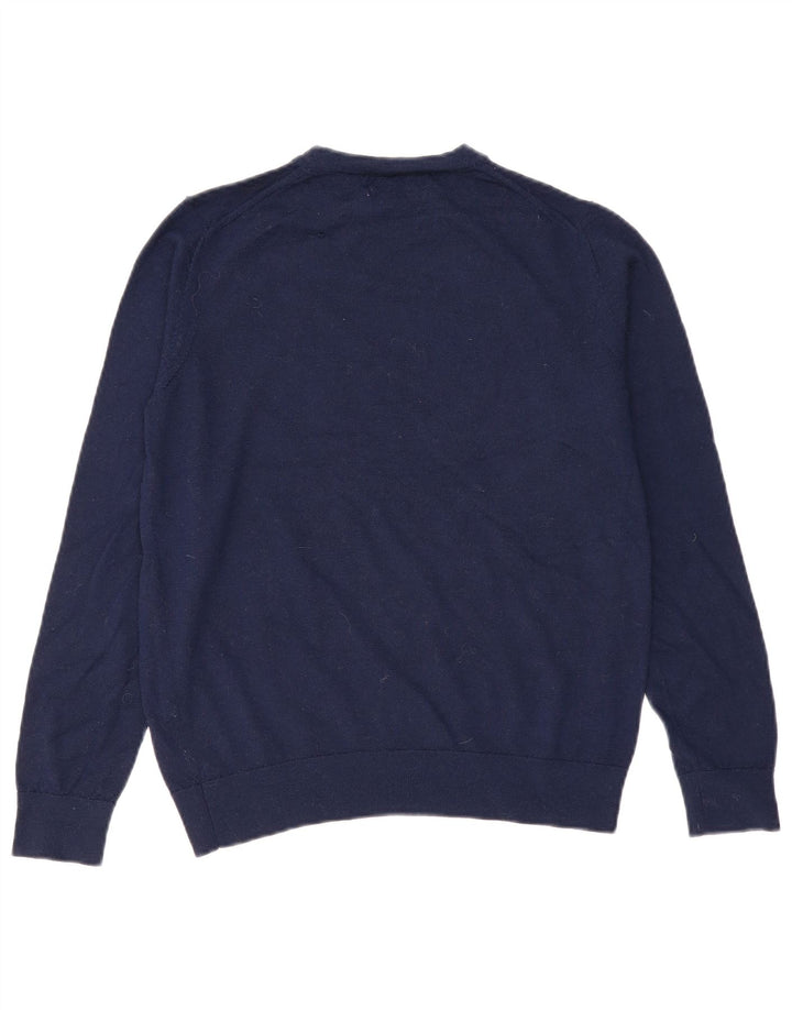 Sweter damski Marks & Spencer z okrągłym dekoltem, UK 10, mały, granatowy