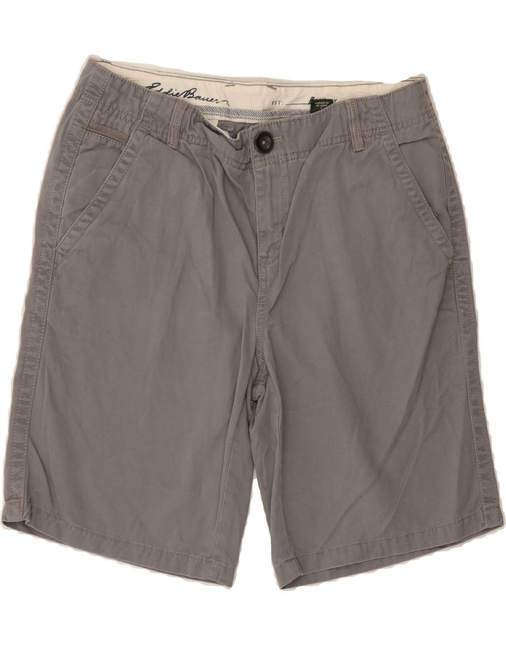 EDDIE BAUER Womens Chino Shorts US 10 Large W32 Grey Cotton Vintage Eddie Bauer and Second-Hand Eddie Bauer from Messina Hembry 