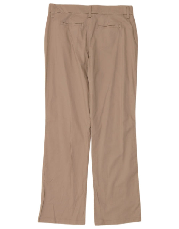 Spodnie damskie Lee Riders Straight Casual US 12 Large W36 L32 Beżowa bawełna