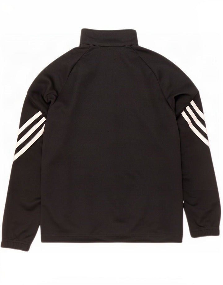 Adidas Chłopięca Kurtka Dresowa Climalite Climalite 9-10 Lat Czarny Poliester