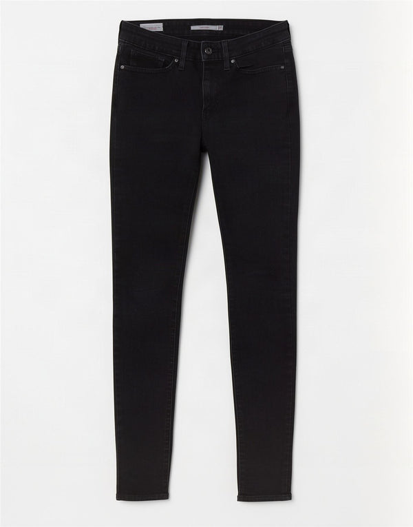 Damskie jeansy Levi's 711 Skinny W27 L30 Granatowe