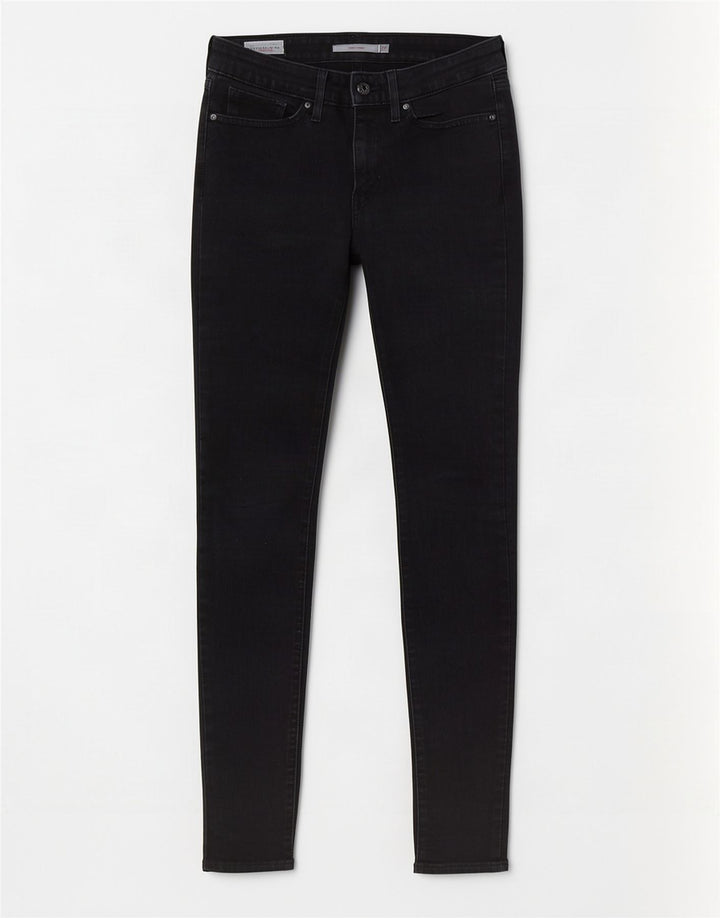 Damskie jeansy Levi's 711 Skinny W27 L30 Granatowe