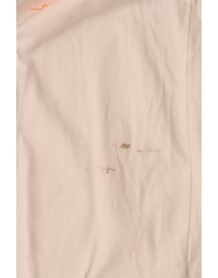 Męski T-shirt z grafiką Fila, mały, biały, bawełniany
