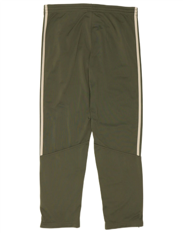 Chłopięce spodnie dresowe Adidas 13-14 lat, khaki, poliester