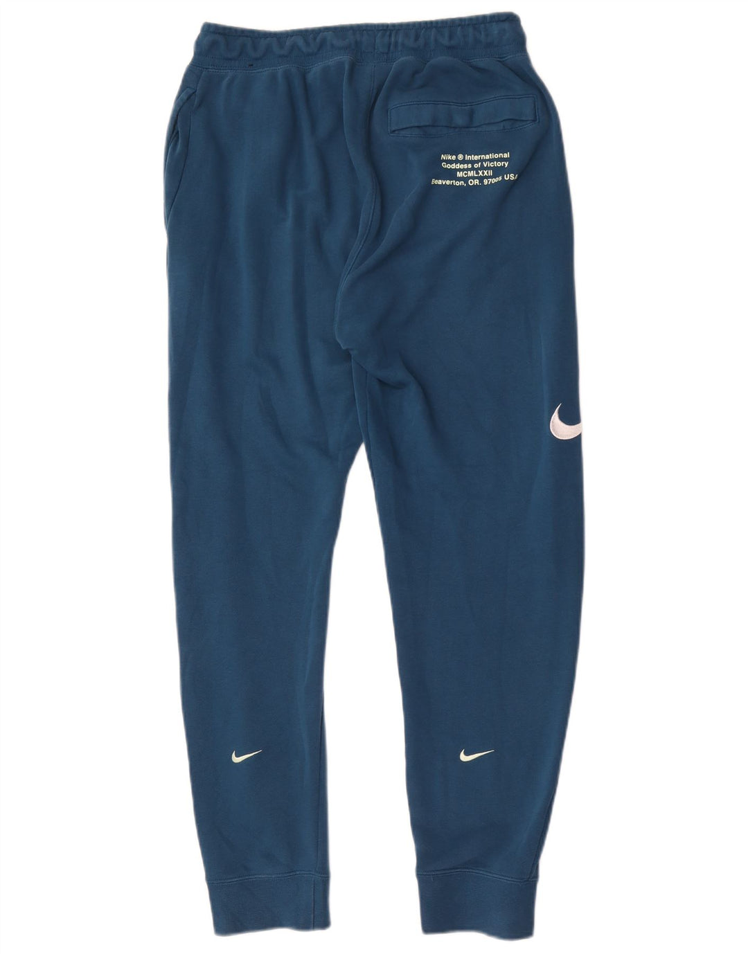 Męski dres Nike z grafiką, mały, niebieski, bawełniany