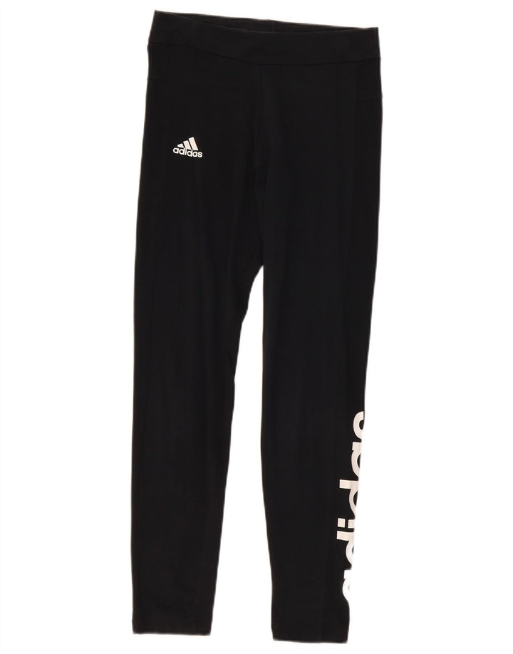 Damskie legginsy Adidas Graphic Medium Black Sports