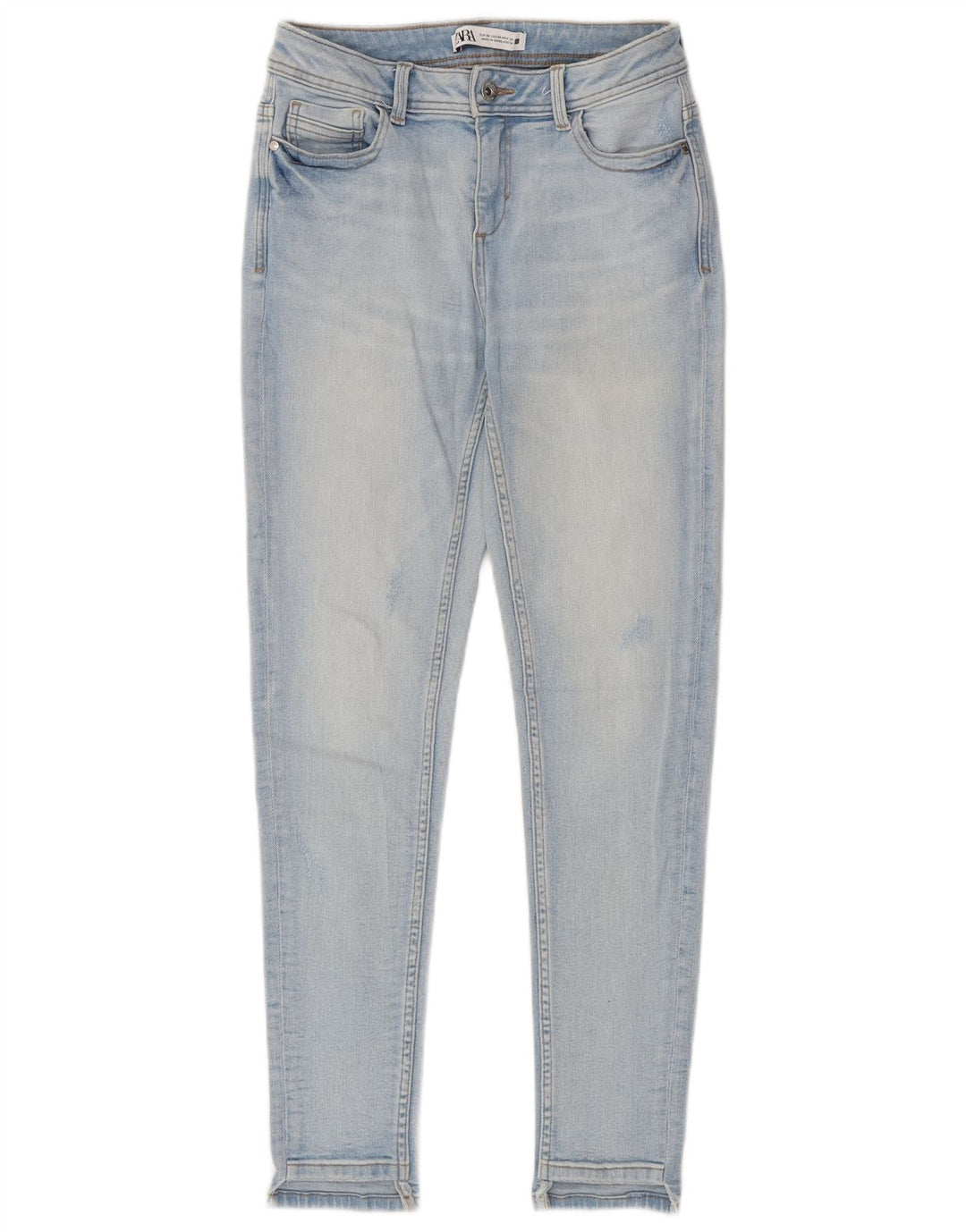Damskie jeansy skinny Zara EU 36 Small W26 L27 Niebieskie