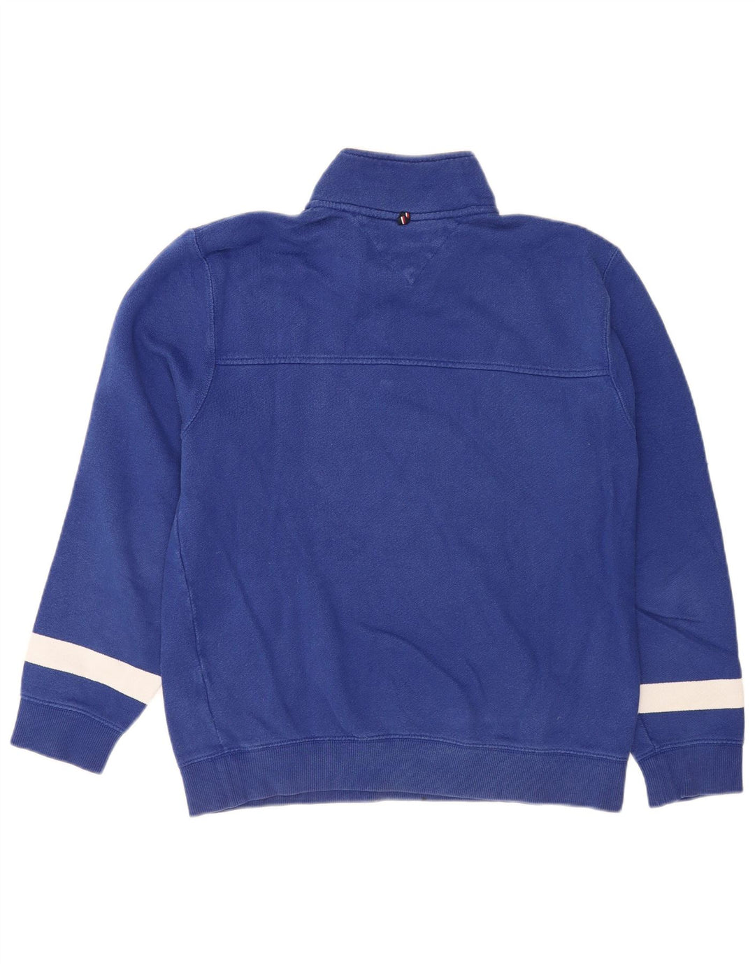 Męska bluza z zamkiem błyskawicznym Tommy Hilfiger, średnioniebieska, bawełniana