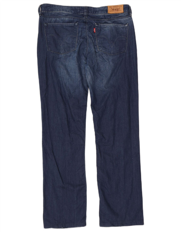 Damskie jeansy Levi's 572 Bootcut W31 L28 Granatowa bawełna