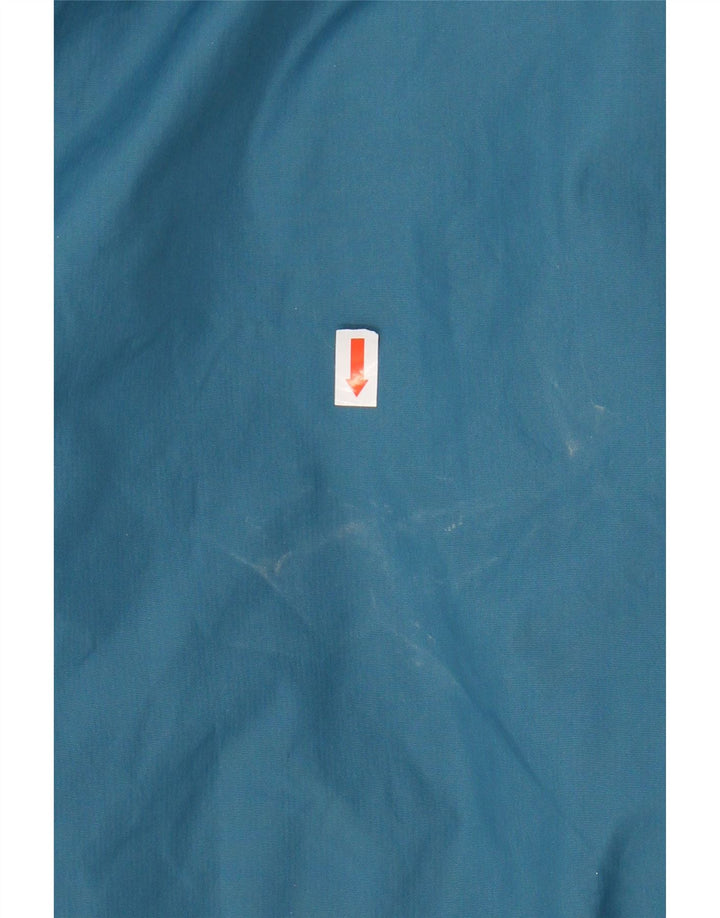 Męska kurtka wiatrówka ASICS UK 42 XL Niebieski poliamid z blokami kolorów