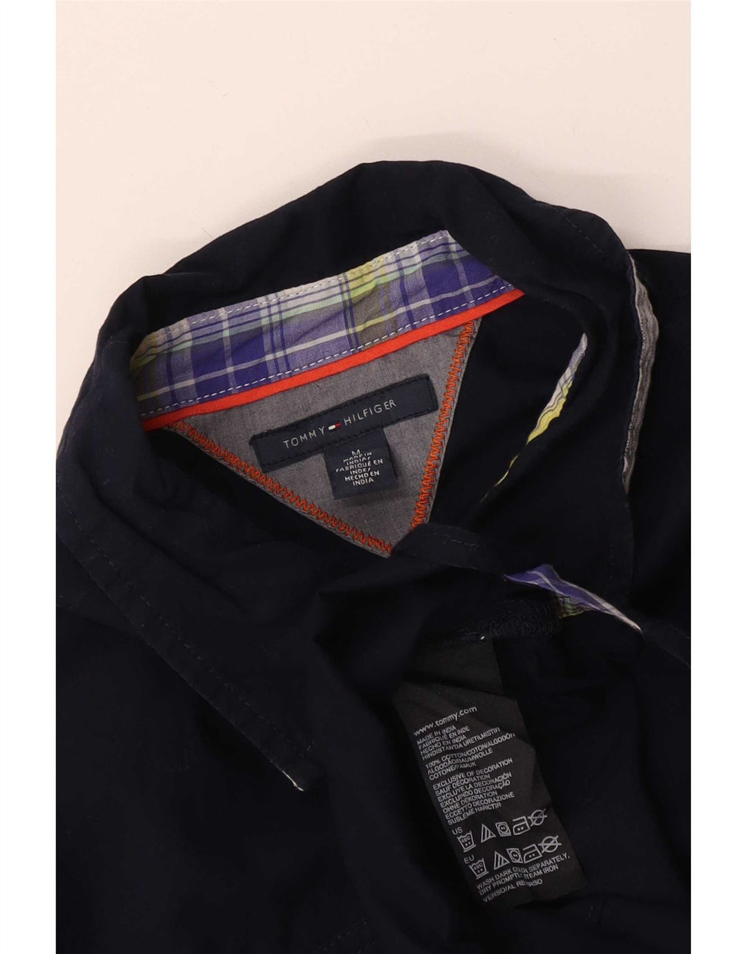 Koszula damska Tommy Hilfiger UK 12 Średni granatowy, bawełniany