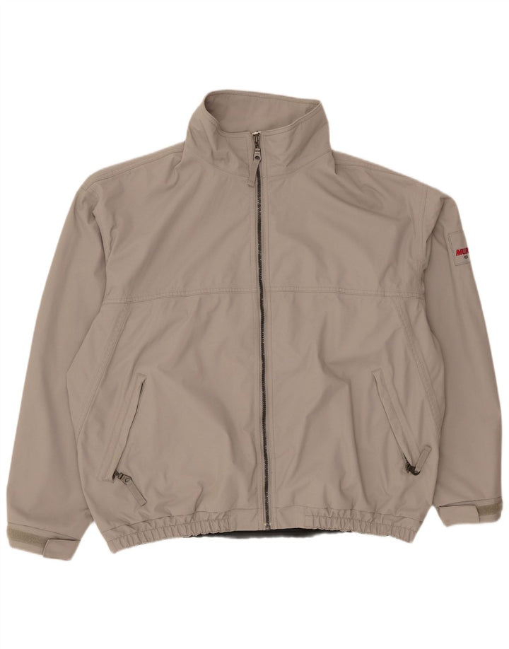 Męska kurtka przeciwdeszczowa Murphy & Nye UK 42 XL, szary nylon