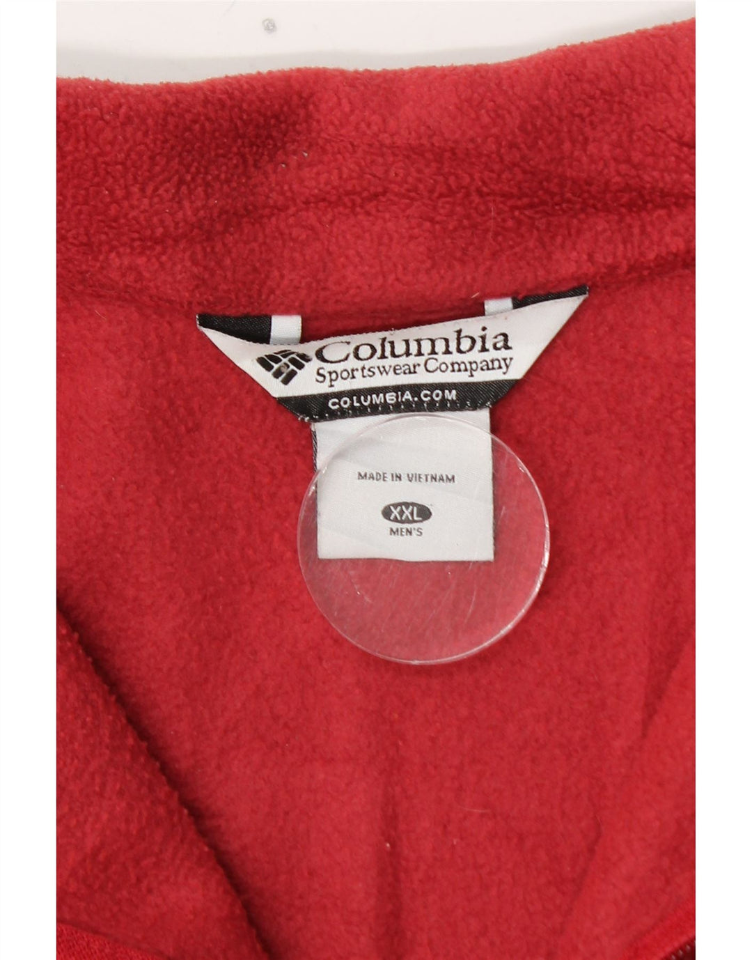 Męska kurtka polarowa COLUMBIA UK 44 2XL Czerwony poliester