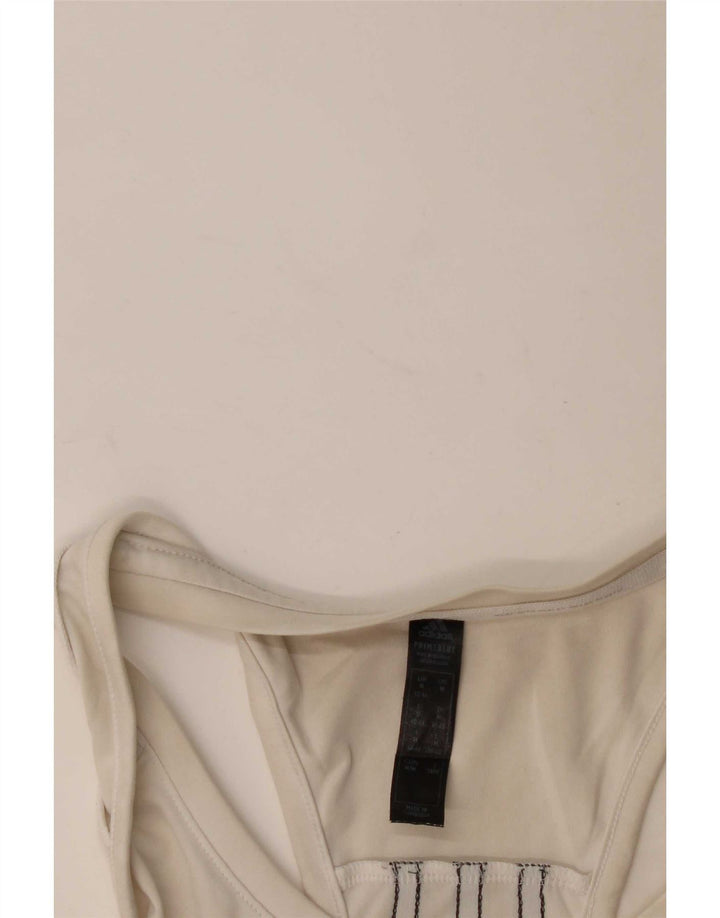 Damska kamizelka Adidas Aeroready Top UK 12/14 Średnia Biała