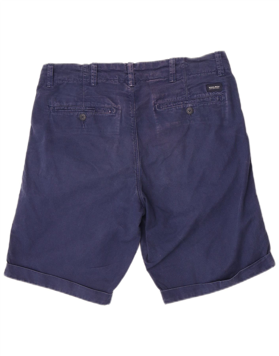 Męskie spodenki Chino Woolrich W30 Średni granatowy, bawełniany