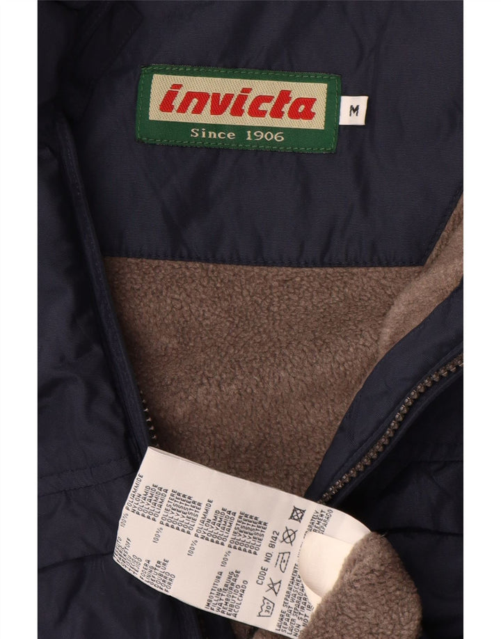 Męska kurtka wiatrówka Invicta UK 38 Średni granatowy poliamid