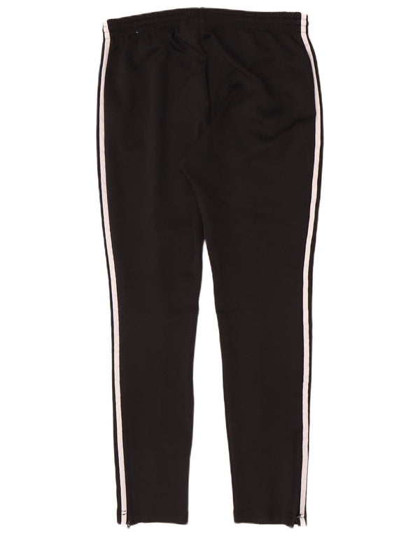 Damskie spodnie dresowe Adidas UK 16, duże, czarne, bawełniane sportowe