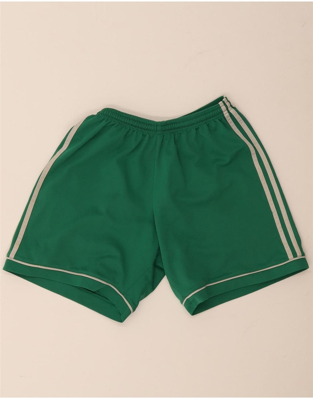 Męskie spodenki sportowe ADIDAS Climalite, średni zielony poliester
